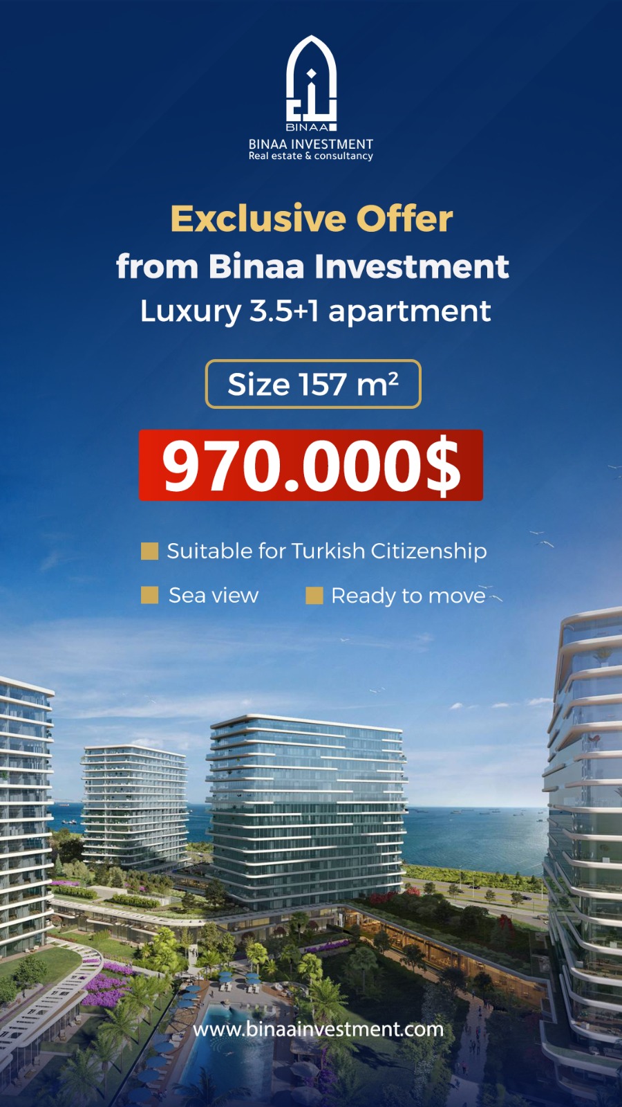 Exclusive Offer from Binaa Investment